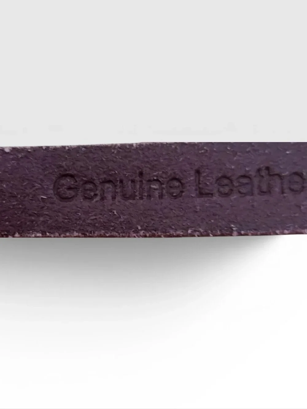 Tarnish by Nordstrom Red Leather O-Ring Belt M/L